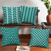 Dual Sided Floral Cushion Covers Set of 4